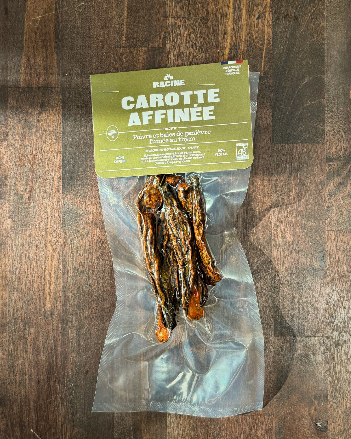 Carotte affinée (poivre & baie de genièvre)